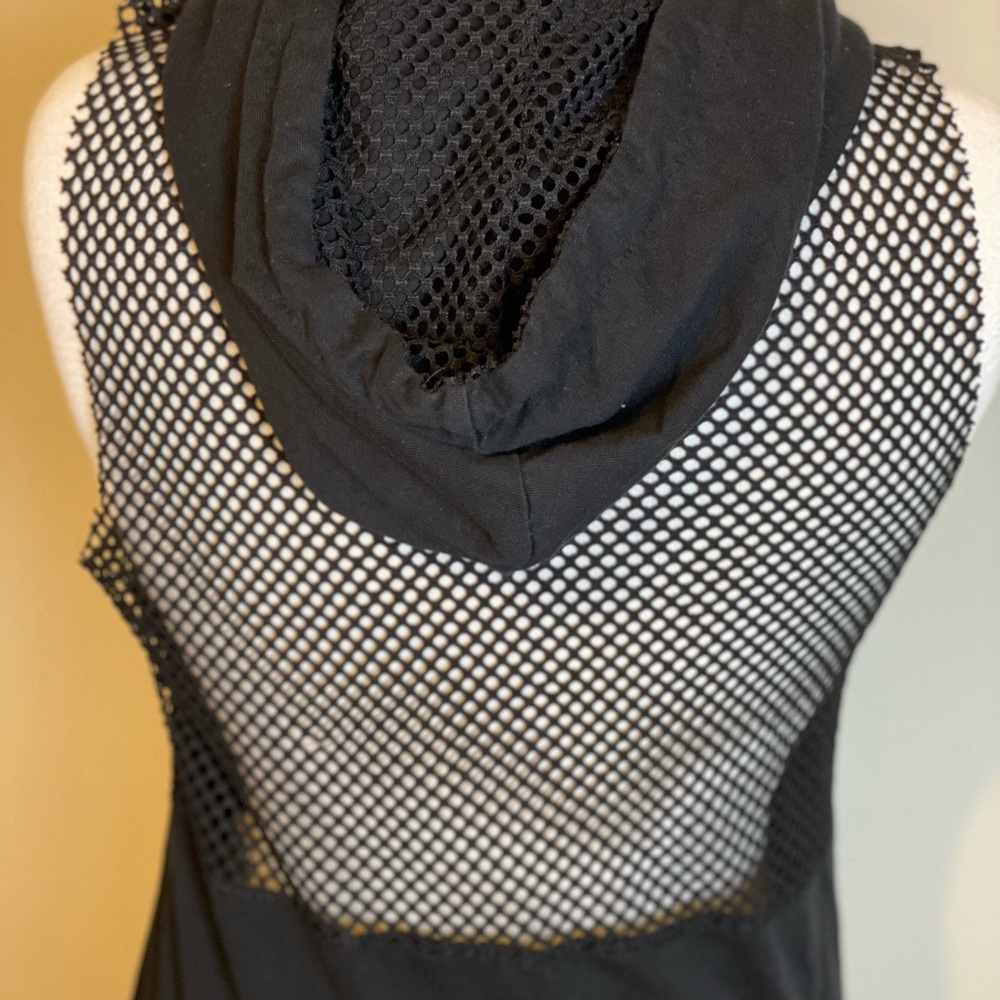 F21 raw edge tunic sweatshirt
